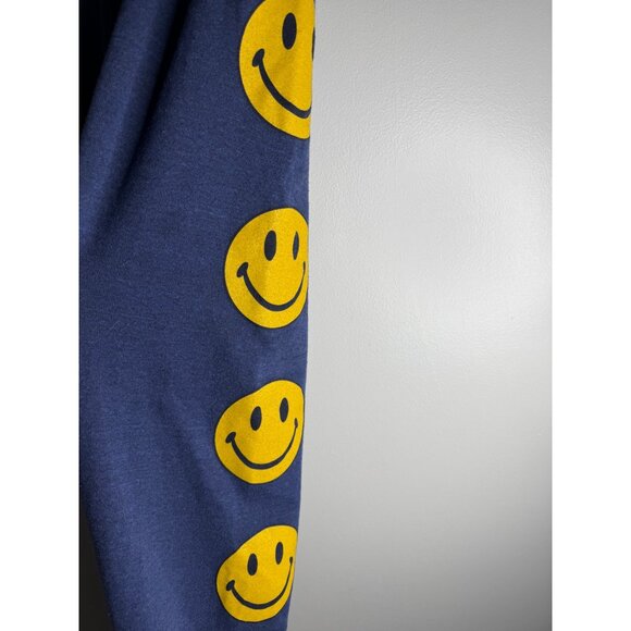 Aviator Nation Blue Smiley Face Sweatpants Joggers Size S - Picture 3 of 7